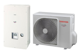 Toshiba HWS-1405H8-E / HWS-1405XWHT6-E ESTIA Hydrobox (R410a, 3 fázis, 6 kW-os elektromos patronnal)